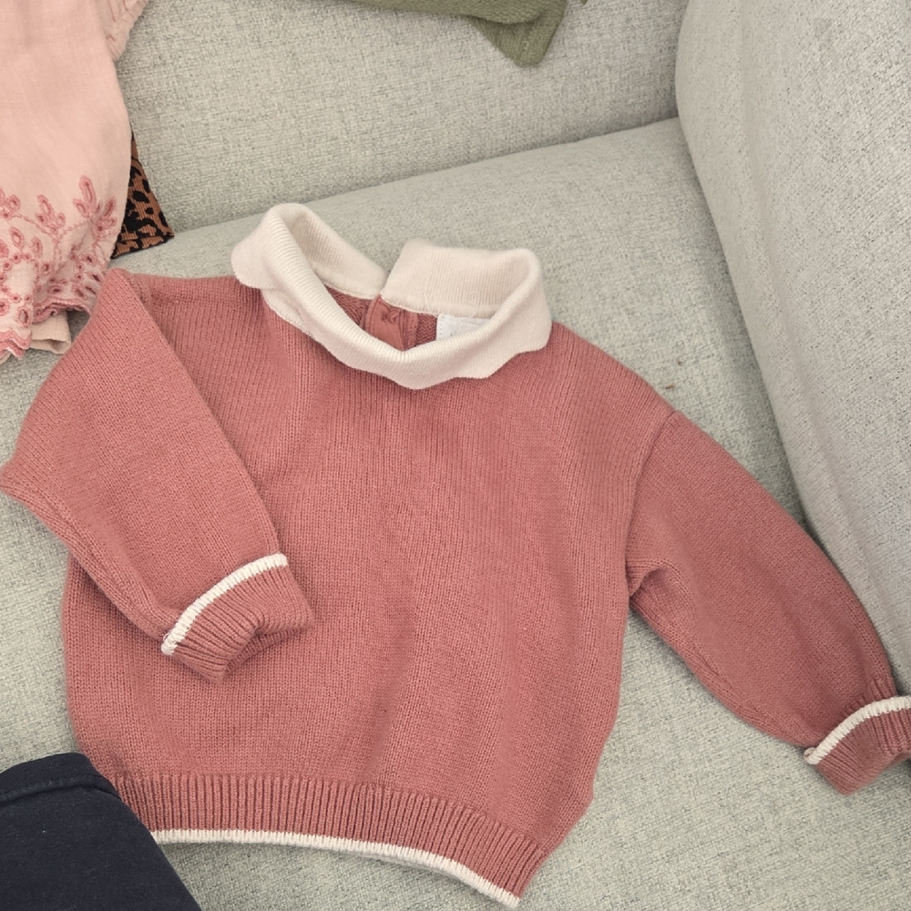 Mori Baby Girl Sweater